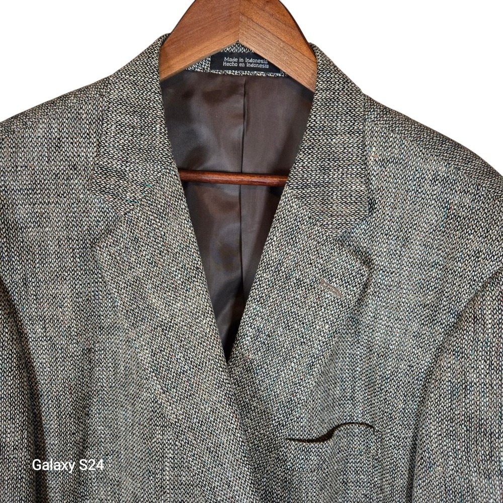 Towncraft Mens 44S Blazer Jacket‎ Silk Blend Tweed Sport Coat